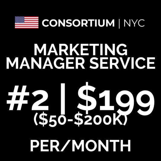 2. Marketing Manager Service | The Budget ($50-$200k In Annual Revenue)