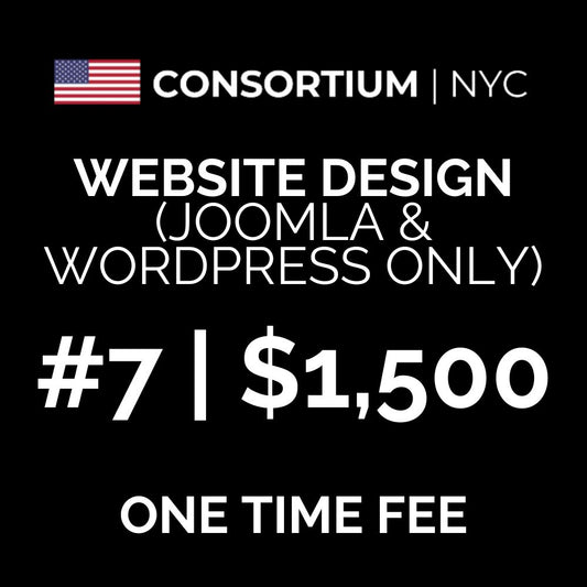 7. Business Website Design (Wordpress + Joomla Only)